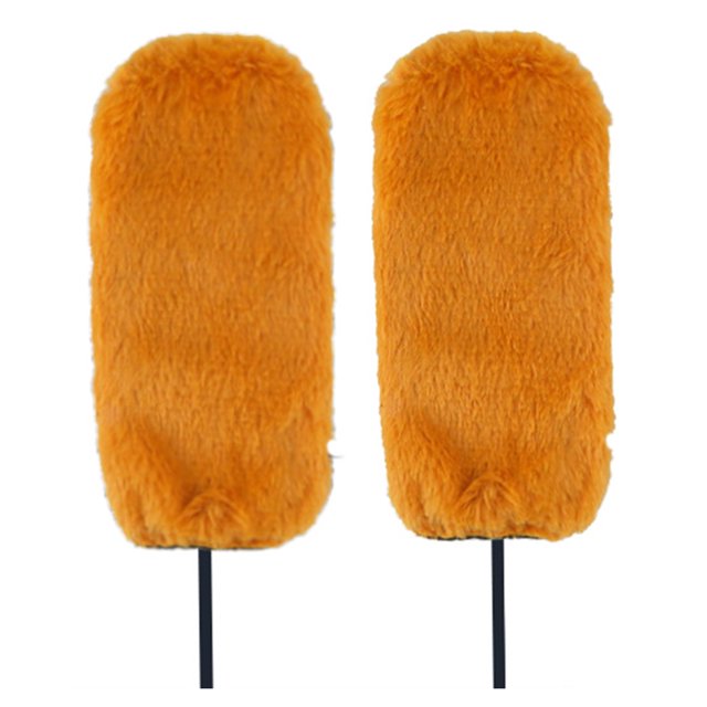 4uds. Cubierta de manillar calefactable eléctrica de invierno, recargable por USB, 22-23 MM, naranja