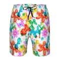 thumbnail image 3 of Fuzoiu Colorful Air Balloons Print Men's Beach Shorts,Men's Swim Trunks,Quick Dry Board Shorts with Pockets,Men's Bathing Suits for Surfing, Running, and Casual Wear-X-Large, 3 of 6