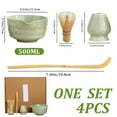 thumbnail image 3 of Riforla Matcha Set Matcha Whisk Matcha Whisk Matcha Whisk Set Ceramic Matcha Kit Includes Matcha Bowl with Spout Matcha Whisk Holder Bambo O Whisk and Bambo O Shovel Bakeware Green 26X21X9.5CM, 3 of 8