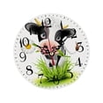 thumbnail image 3 of Reloj de pared de madera con diseño de vaca rústica, silencioso, preciso y decorativo. 30cm 12 pulgadas, 3 of 9