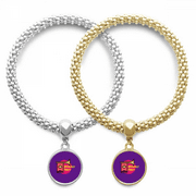 Jianjun National Territory Lover Bracelet Bangle Pendant Jewelry Couple Chain