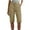 #042 Light Brown-A3, variant on Tianiyouqing Womens Plus Size Cargo Shorts 2025 Knee Length Elastic Waist Pull on Golf Athletic Shorts Dressy High Waisted Soft Travel Shorts with 6 Pockets Black S