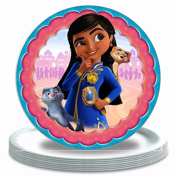 Mira Royal Birthday Decorations Plates Party Supplies Tableware Disposable Dinnerware