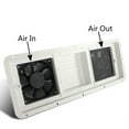 RV SideMounted Air Outlet Cover RV Radiator Exhaust Fan RV DustProof