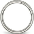 thumbnail image 2 of Titanium Satin And Brushed 8mm Beveled Edge Band (Size 12) Made In China tb13-12, 2 of 5