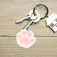thumbnail image 1 of BRIGHTFUFU 2Pcs Cat Paws Shaped Key Covers Soft Silicone Identifier Rings For Daily Essentials White, 1 of 8