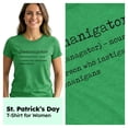 thumbnail image 4 of Womens Shenanigator T Shirt Funny St Patricks Day Party Parade Graphic Novelty Tee Womens Graphic Tees, 4 of 9