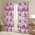 thumbnail image 2 of Erosebridal Seashell Starfish Blackout Curtains Set of 2 (52x84 Each), Cartoon Coral Window Curtains, 2 of 6