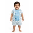 thumbnail image 2 of Hot Wheels, Baby Boy Three-Piece Set, Squares and Flames, Sizes 0-24M, 2 of 7