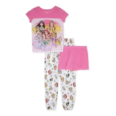 Disney Princess Girls 3 Piece Pajama Set Sizes 4 10 Zimbabwe Ubuy