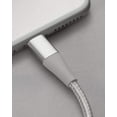 thumbnail image 5 of Anker Powerline+ II Braided Nylon Lightning Charging Cable w/Pouch (3ft), MFi Certified ,Silver, 5 of 7
