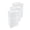 White, variant on 30 Gallon Pink 3-Pack Disposable Pop-up Trash Cans with Fitted Bags for Parties and Events
