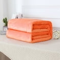 thumbnail image 2 of Soft and lightweight plush luxury parabolic blanket, flannel sheep blanket, comfortable and warm wool blanket, queen, gray 59 "x 79, 2 of 7