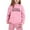 Pink, variant on Wdgfv Girls Winter Outfits Set Stylish Printed Hooded Sweatshirt Ensemble Casual Wear For Ages 1 To 9 With Easy Care Instructions Pink 3-4 Years