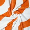thumbnail image 2 of Mocaletto 100% Cotton Beach Towel with Towel Band(4 Pack),Oversized 35"x70" Orange Beach Towels for Adults, Soft&Absorbent Large Cotton Towels,Quick Dry Cabana Stripes Pool,Swimming,Travel Towels, 2 of 7