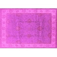thumbnail image 1 of Ahgly Company Indoor Rectangle Oriental Pink Traditional Area Rugs, 7' x 9', 1 of 4