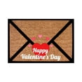 thumbnail image 1 of zhangmingg Envelope Design Heart Shaped Area Rug Soft Floor Mat for Valentine's Day Anniversary Wedding Bedroom, 1 of 6