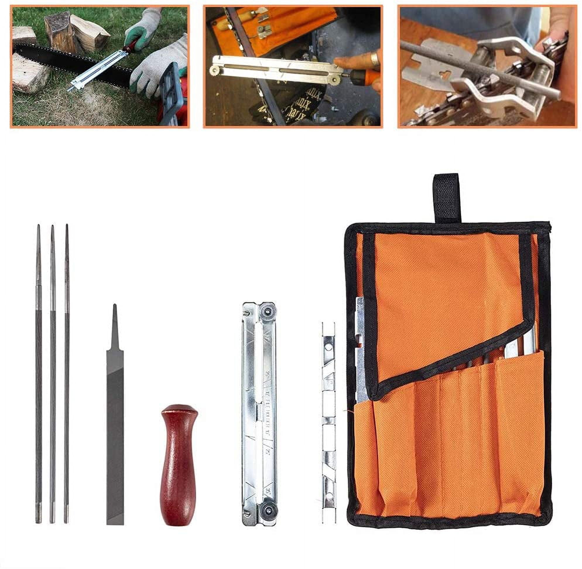 16pcs Chain & Bar Measuring Tool Guide Gauge Handle Stump Vise Felling  Wedge 3.5mm-5.5mm Round File Guide Gauge Screwdriver Wrench Kit from China  manufacturer - Farmertec