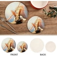 thumbnail image 4 of SKYSONIC Cute Squirrel Autumn Pot Holders Trivets, 2 Pcs Heat Resistant Trivets,Fall Forest Animal Cotton Thread Weave Mats for Hot Pads Pans Pot Bowl Teapot for Kitchen Decor, 4 of 7
