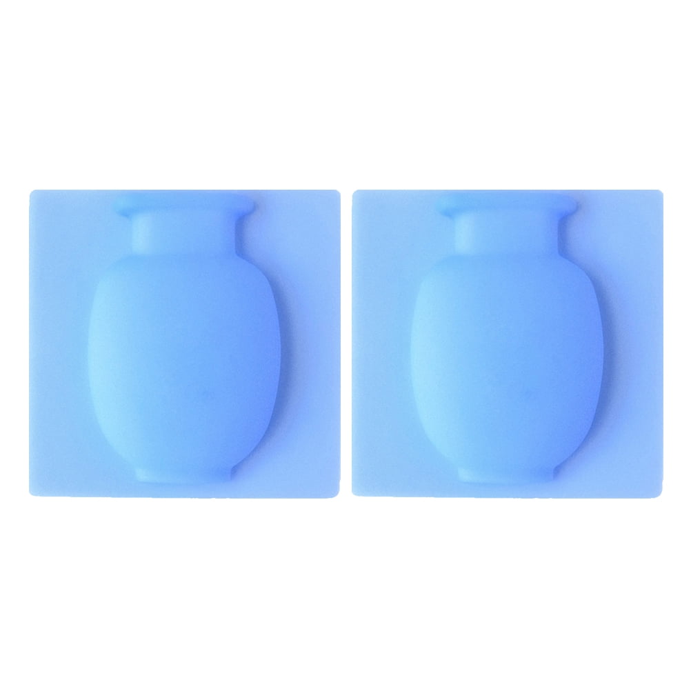 Vase Flower Wall Silicone Vases Mounted Stick Decorative Mini Pot Self