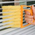 thumbnail image 4 of 4pcs Window Blinds Cleaning Brush Soft Microfiber Ergonomic Handle Multi-functional Air Conditioning Fan Window Gap Dust Removal Household, 4 of 5