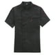 thumbnail image 2 of Chaqueta de Chef Billuyoard manga corta botones bolsillos uniforme cocina moda Negro M, 2 of 6