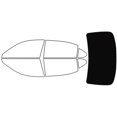 thumbnail image 2 of Rvinyl Window Tint Kit Compatible with Lexus Ls 2007-2017 (Long) - Rear Windshield Precut Kit - 5%, 2 of 8