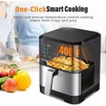 thumbnail image 6 of JSTUOKE 8.5QT 1500W Air Fryer Oven, 10-in-1 Family-Sized Oven, Digital Air Fryer Oil Free Low Fat Healthy Cooker With Touch Screen and Temperature Control, 6 of 8