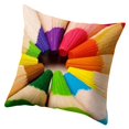 thumbnail image 4 of DOLITY Taie d'Oreiller Carrée Colorée Douce 45x45cm Coussin de Lit Coussin Couverture E, 4 of 6