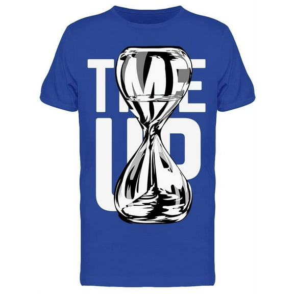 Time Up Slogan T-Shirt Men -Image by Shutterstock, Male Medium