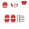 thumbnail image 6 of LeeQinersw Shock Absorber Brackets RC Accessories 1:12 Metal Spare Parts for LC79 MN168 Red, 6 of 9