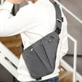 thumbnail image 2 of Casual Shoulder Bag for Men with Removable Shoulder Strap for Outdoor Dating Use, 2 of 8