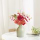 thumbnail image 1 of Ramo de flores artificiales, arreglos florales, plantas artificiales rústicas, centros de mesa para el hogar, fiesta de verano, decoración de boda Rojo, 1 of 8