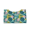 thumbnail image 2 of Picia Tropical Floral Pattern Long Tissue Box Cover,PVC Leather Triangle Holder,Tissue Box Holder with Magnetic Bottom,Facial Paper Organizer Dispenser-7.9"X4.9"X4.5", 2 of 9