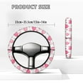 thumbnail image 5 of ZUXONGSY Heart Pattern Golf Cart Steering Wheel Covers Universal Car Wheel Cover Stretchable Club Car Steering Wheel Cover Fashion Auto Wheel Cover Valentine's Day Car Decorations, 5 of 7