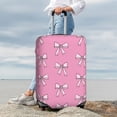 thumbnail image 7 of Haiem Beautiful pink bow Pattern Luggage Cover Printed Suitcase Covers for Luggage Elastic Washable Suitcase Protector Fits 18-32 Inch Luggage-Large, 7 of 7