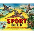 thumbnail image 2 of Vintage Booze Labels 14x12 White Modern Wood Framed Museum Art Print Titled - Sport Beer, 2 of 4