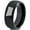 Black Dome Tungsten, variant on Tungsten Montana The Treasure State Band Ring 8mm Men Women Comfort Fit Black Dome Polished