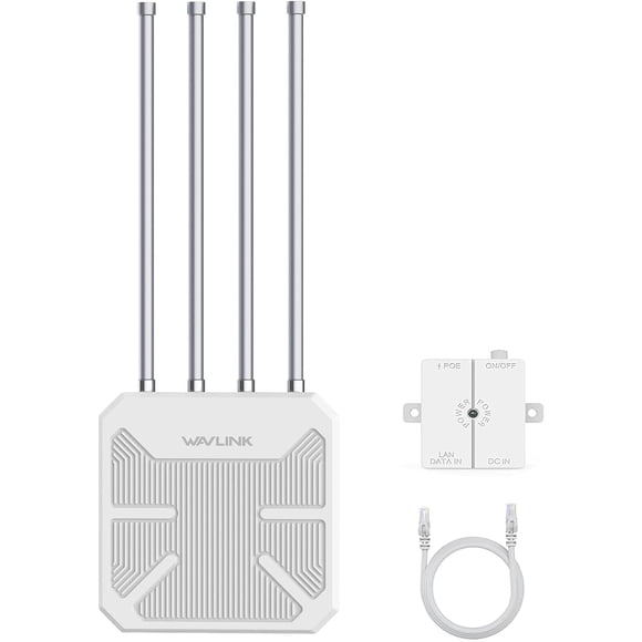 Extensor WiFi 6 para exteriores WAVLINK AX3000 con antenas 4x8dBi