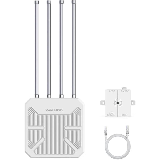 Extensor WiFi 6 para exteriores WAVLINK AX3000 con antenas 4x8dBi