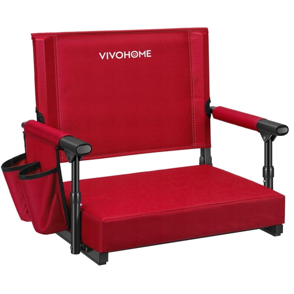 Silla Portátil para Gradas VIVOHOME con Cojín