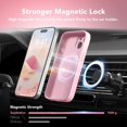 thumbnail image 3 of Funda magnética SuydanBox para iPhone 13 6.1, color rosa tiza, 3 of 7