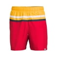 thumbnail image 5 of Laguna Vintage Men's Striped Colorblock Swim Trunks, 5 of 5