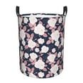 thumbnail image 6 of Lsque Leaves Flower pattern Laundry Hamper Basket, Tall Woven Rope Hamper Basket for Clothes, Lightweight Storage Basket, Collapsible Waterproof-Small, 6 of 8