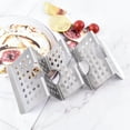 thumbnail image 2 of GOOHOCHY Stainless Steel Taco Holder Tortilla Serving Tray Stable Base Mexico Taco Holder Kitchen Supply, 2 of 8