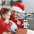 Mini Induction Flying Robot 2CH Helicopter Induction Aircraft Children ...