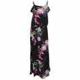 thumbnail image 1 of Vestido maxi sin manga con estampado floral para mujer (Negro con estampado floral), 1 of 2