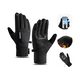 thumbnail image 2 of Guantes Térmicos Invierno para Moto y bicicleta Pantalla Tactil Talla L Malubero Negros, 2 of 4