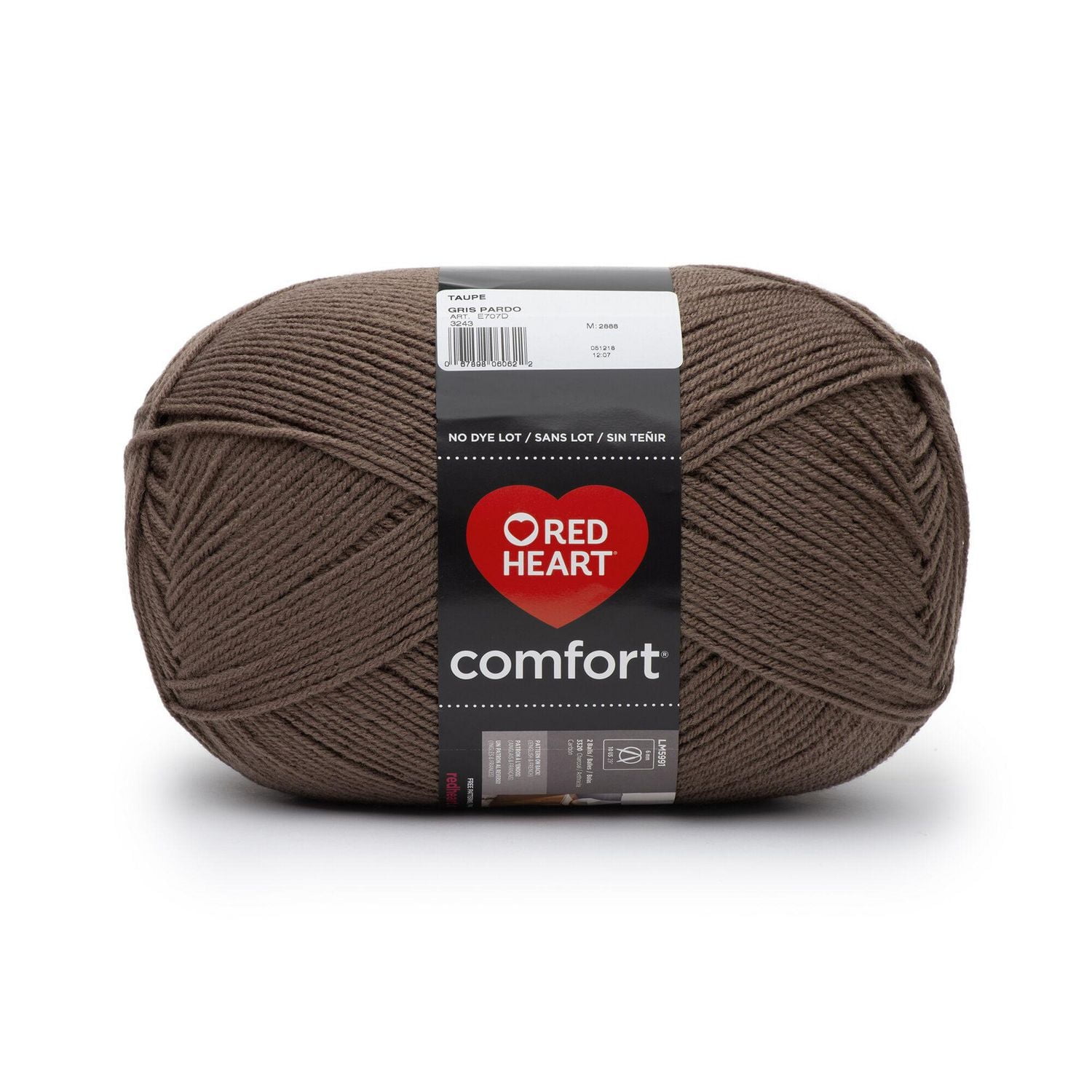 Red Heart® Comfort® Yarn, Solid, Acrylic #4 Medium, 16oz/454g