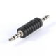 thumbnail image 2 of 2 uds 3,5mm estéreo macho a macho Jack Audio enchufe conector acoplador adaptador, 2 of 6